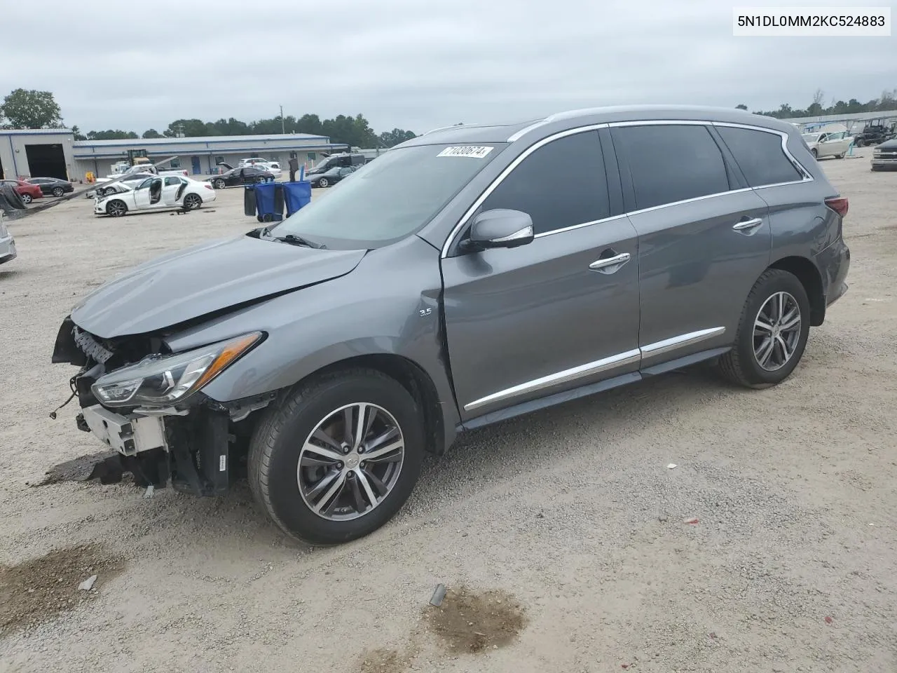 2019 Infiniti Qx60 Luxe VIN: 5N1DL0MM2KC524883 Lot: 71030674