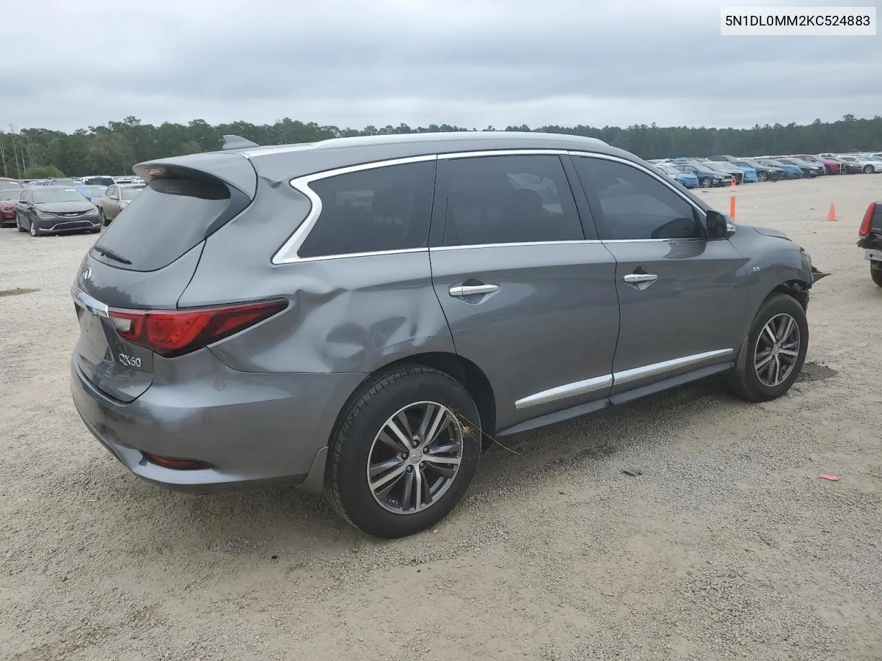 5N1DL0MM2KC524883 2019 Infiniti Qx60 Luxe