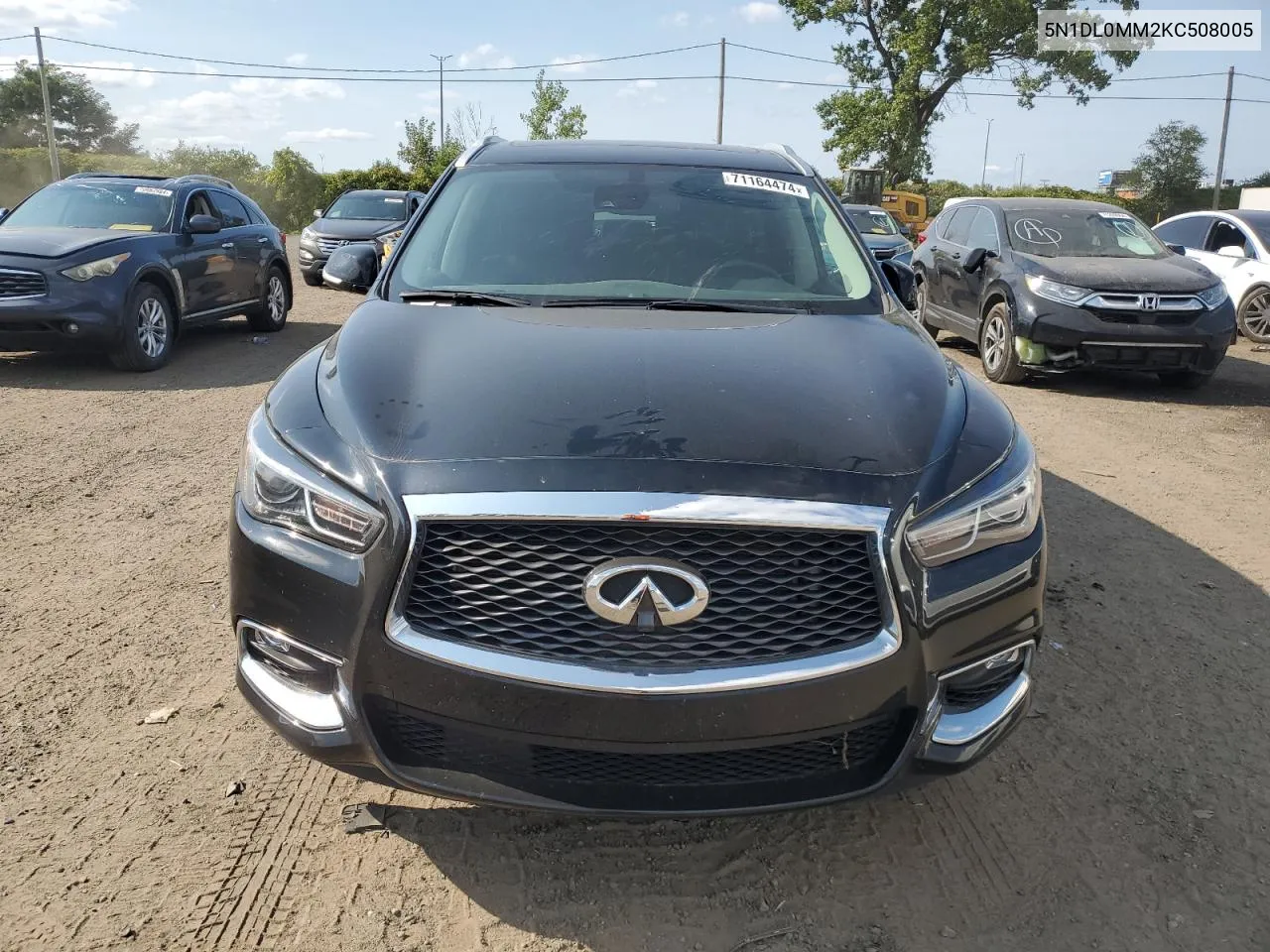 5N1DL0MM2KC508005 2019 Infiniti Qx60 Luxe