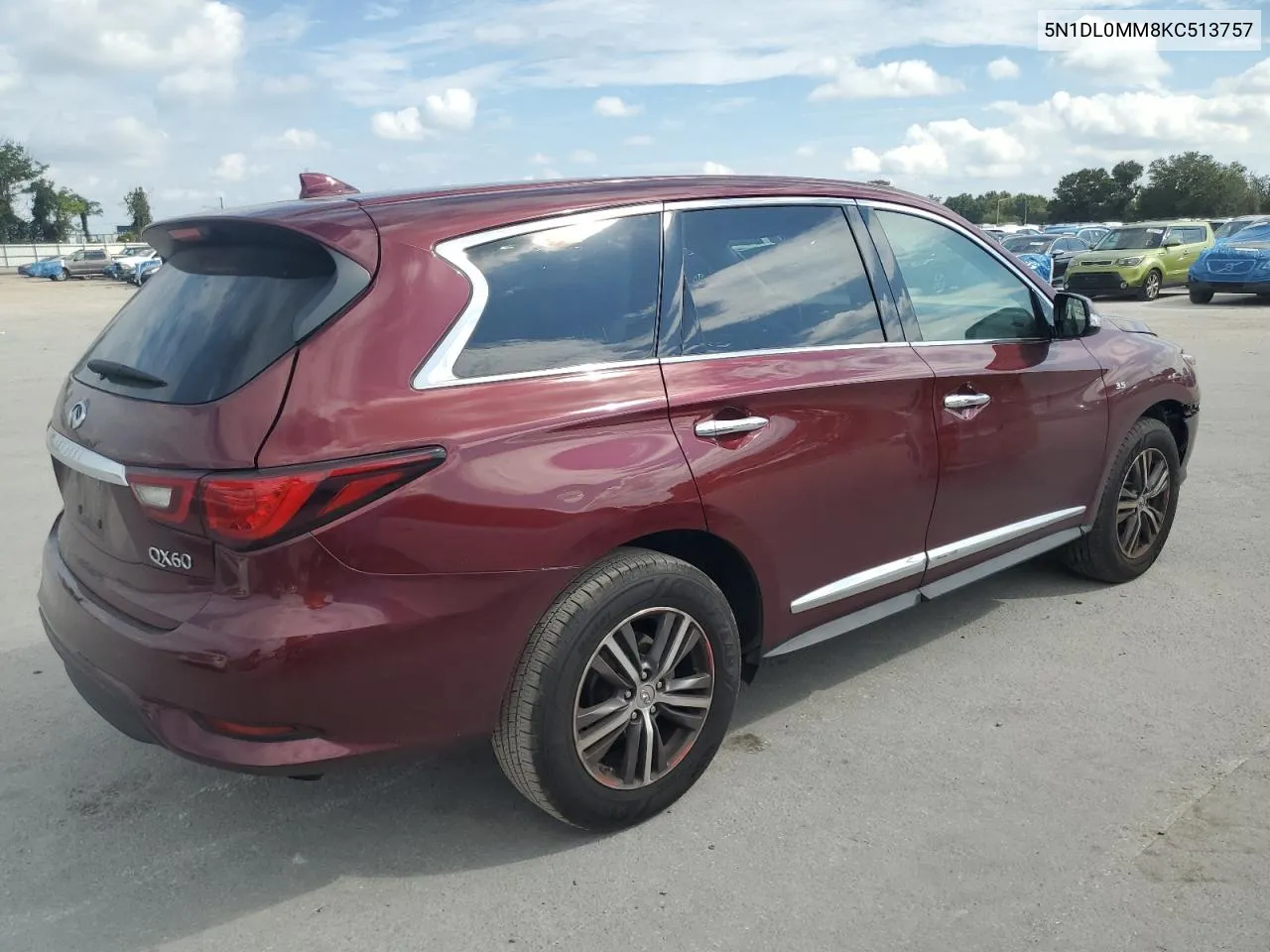 2019 Infiniti Qx60 Luxe VIN: 5N1DL0MM8KC513757 Lot: 71238204