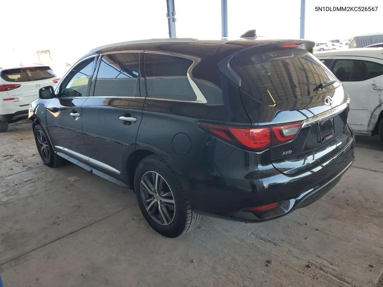 2019 Infiniti Qx60 Luxe VIN: 5N1DL0MM2KC526567 Lot: 71638654