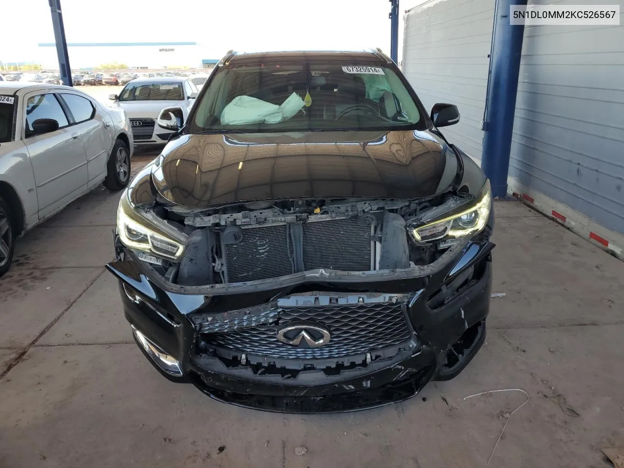 2019 Infiniti Qx60 Luxe VIN: 5N1DL0MM2KC526567 Lot: 71638654