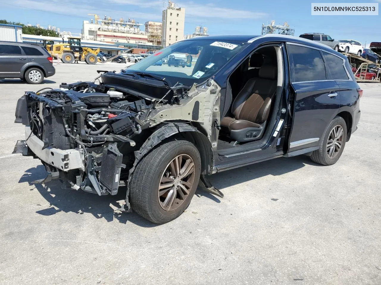 2019 Infiniti Qx60 Luxe VIN: 5N1DL0MN9KC525313 Lot: 71943374