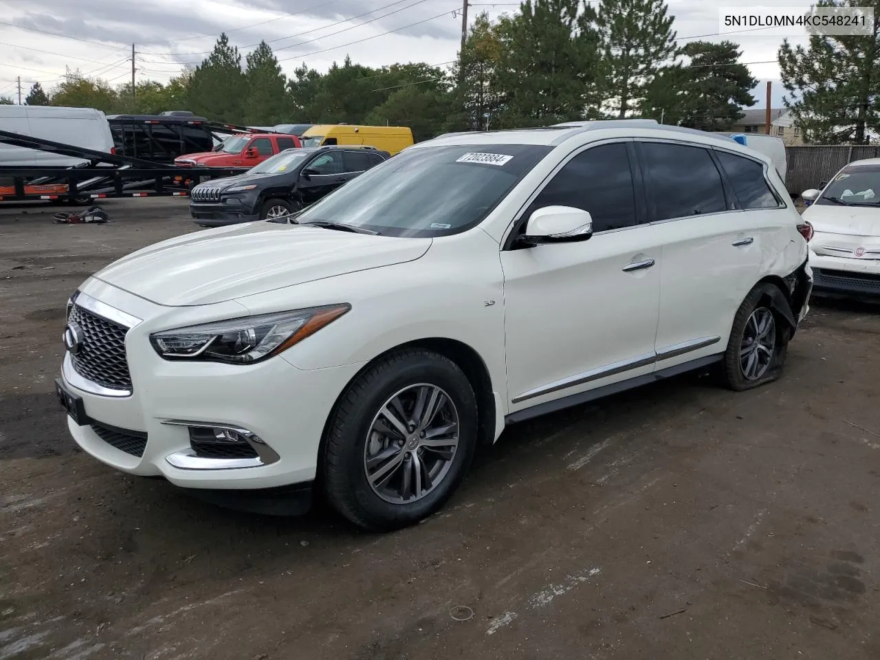 2019 Infiniti Qx60 Luxe VIN: 5N1DL0MN4KC548241 Lot: 72023884