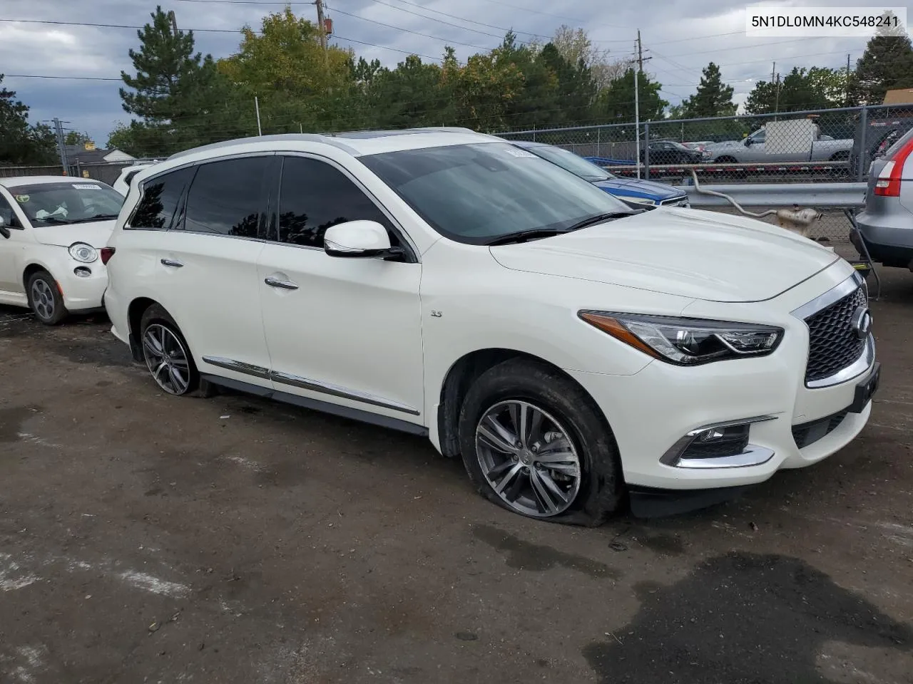 2019 Infiniti Qx60 Luxe VIN: 5N1DL0MN4KC548241 Lot: 72023884