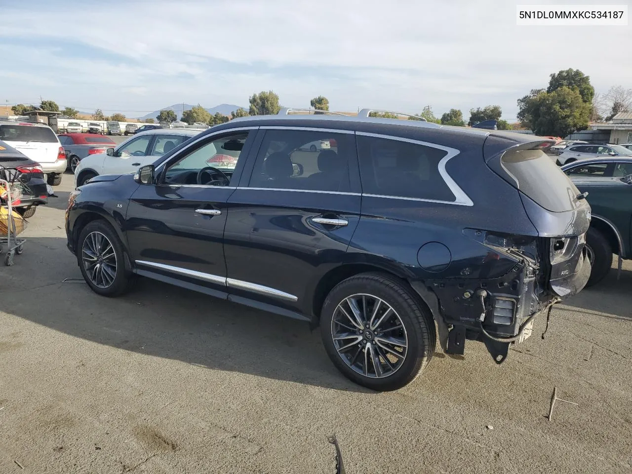 2019 Infiniti Qx60 Luxe VIN: 5N1DL0MMXKC534187 Lot: 72209344