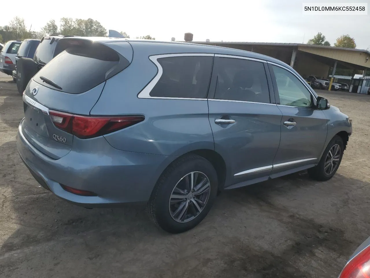 2019 Infiniti Qx60 Luxe VIN: 5N1DL0MM6KC552458 Lot: 72417614