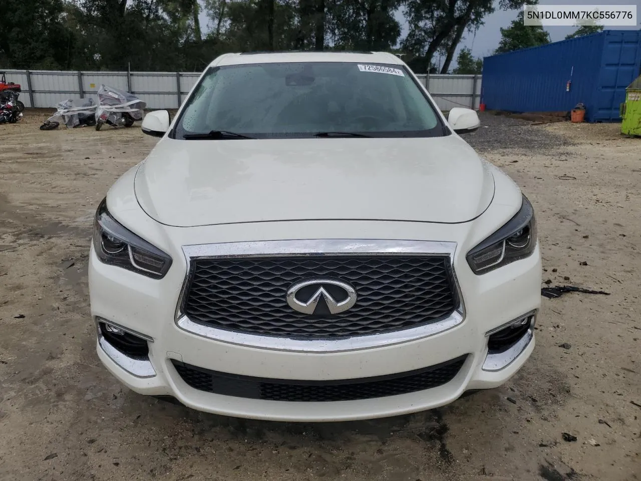 2019 Infiniti Qx60 Luxe VIN: 5N1DL0MM7KC556776 Lot: 72586584