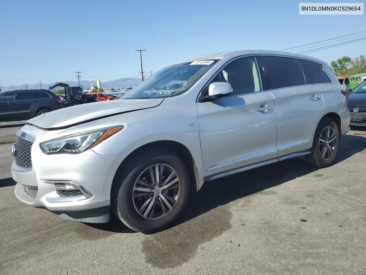 2019 Infiniti Qx60 Luxe VIN: 5N1DL0MN0KC529654 Lot: 72810394