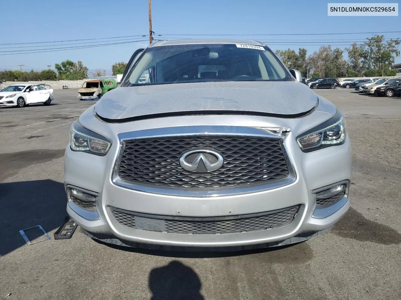 2019 Infiniti Qx60 Luxe VIN: 5N1DL0MN0KC529654 Lot: 72810394