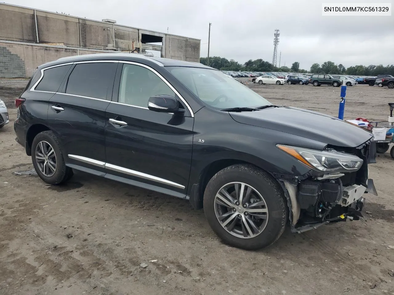 2019 Infiniti Qx60 Luxe VIN: 5N1DL0MM7KC561329 Lot: 73165834