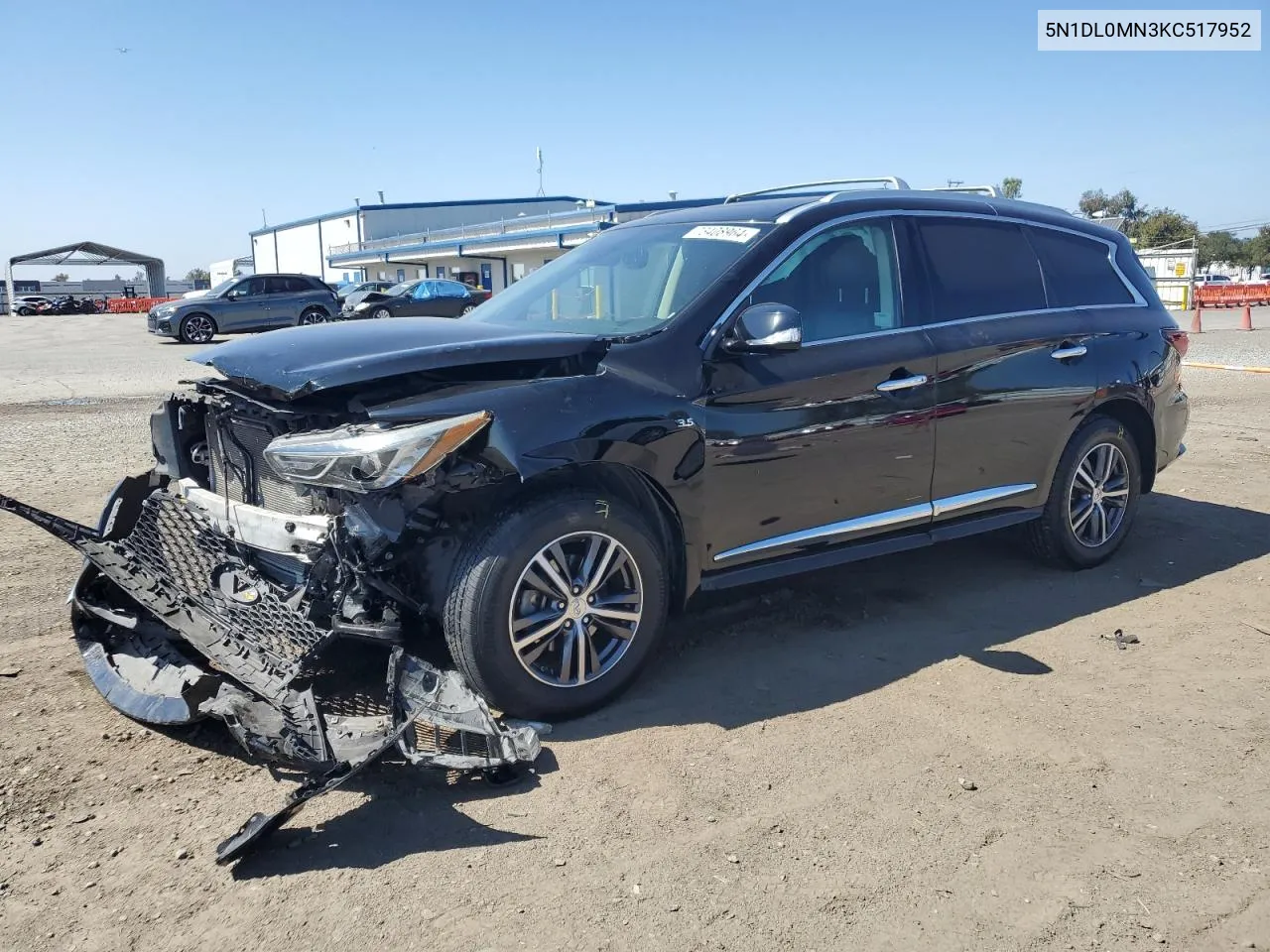 2019 Infiniti Qx60 Luxe VIN: 5N1DL0MN3KC517952 Lot: 73408964