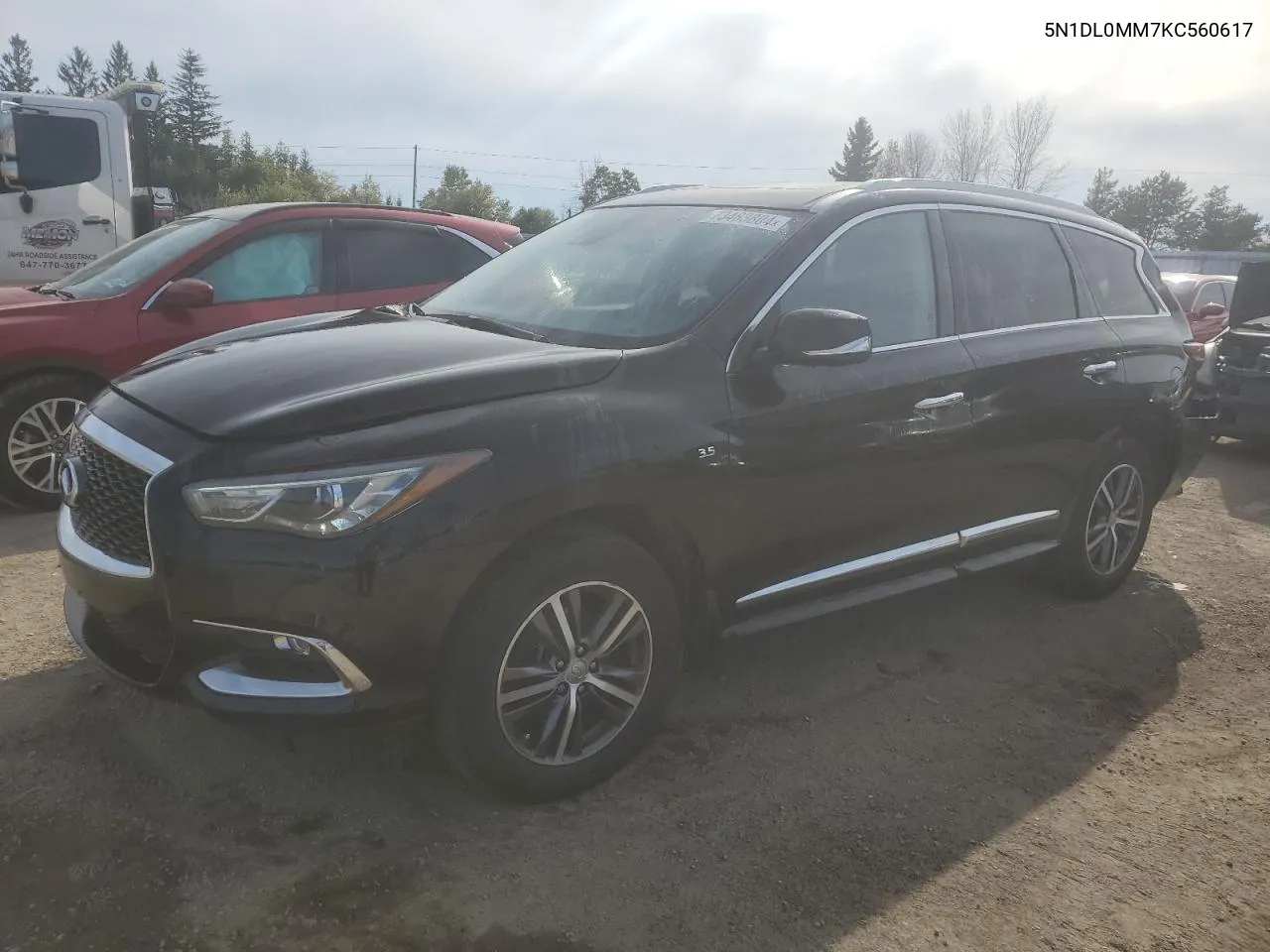 5N1DL0MM7KC560617 2019 Infiniti Qx60 Luxe