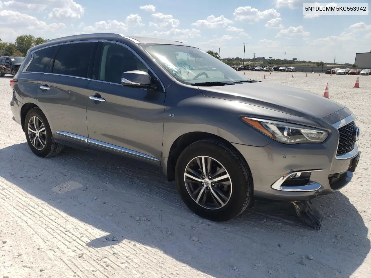 5N1DL0MM5KC553942 2019 Infiniti Qx60 Luxe