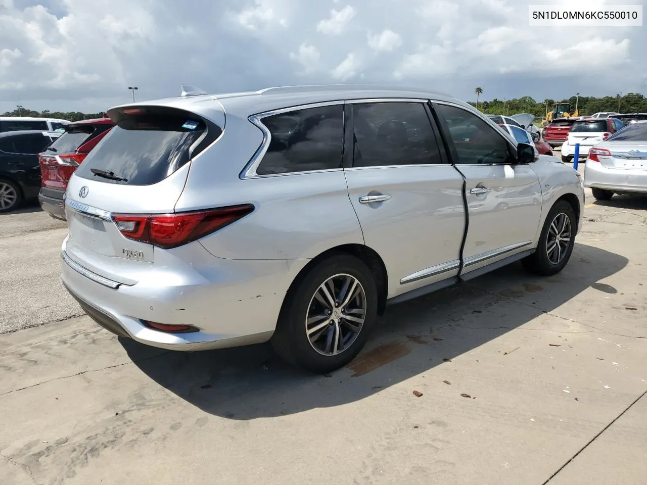 2019 Infiniti Qx60 Luxe VIN: 5N1DL0MN6KC550010 Lot: 73884904