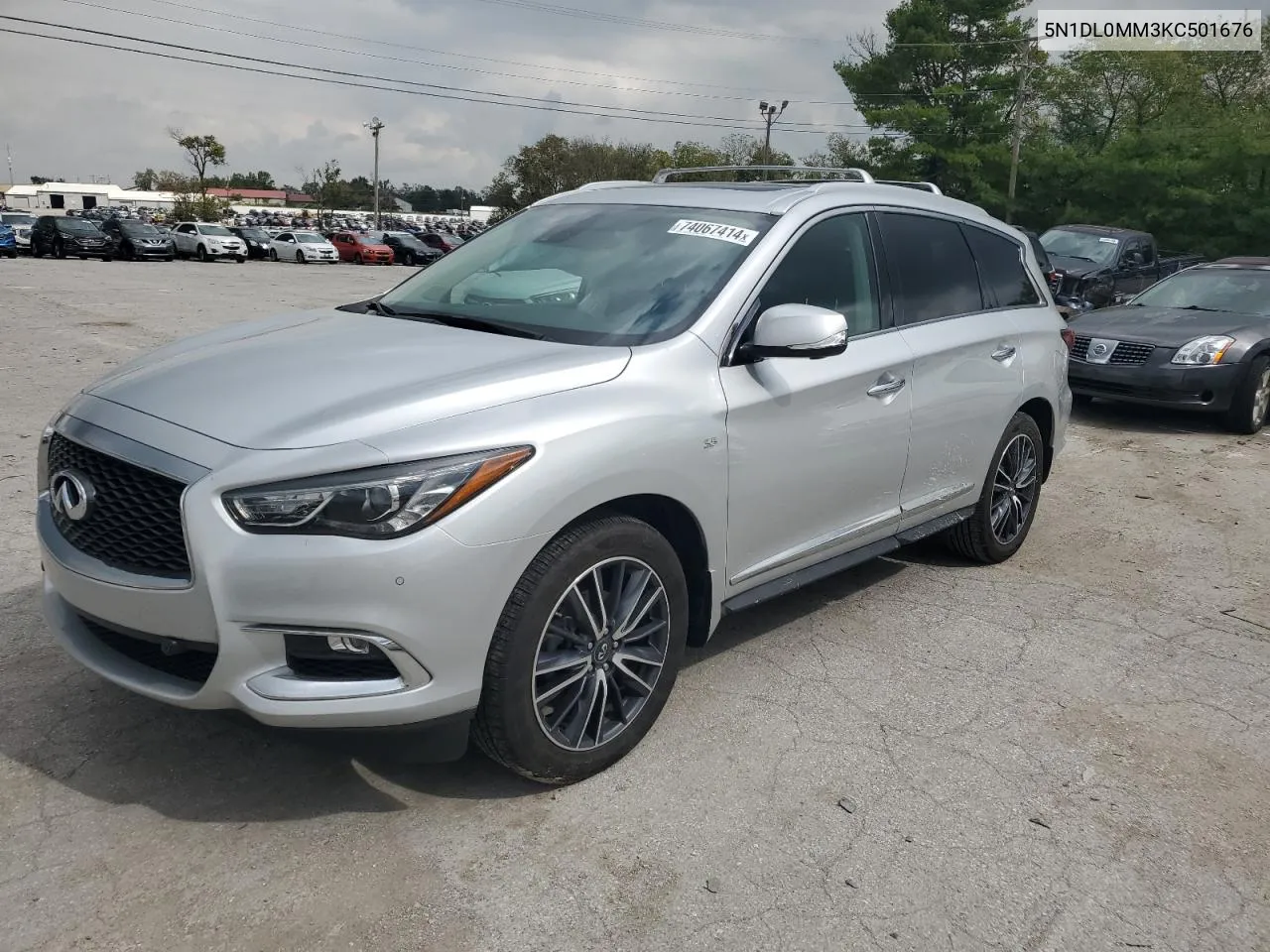 2019 Infiniti Qx60 Luxe VIN: 5N1DL0MM3KC501676 Lot: 74067414