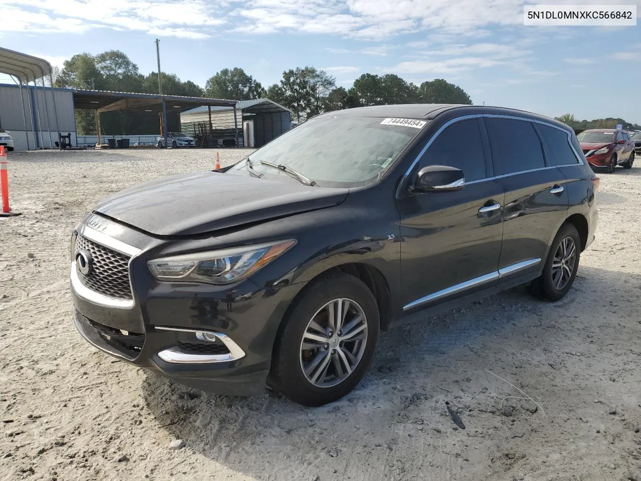 2019 Infiniti Qx60 Luxe VIN: 5N1DL0MNXKC566842 Lot: 74449454