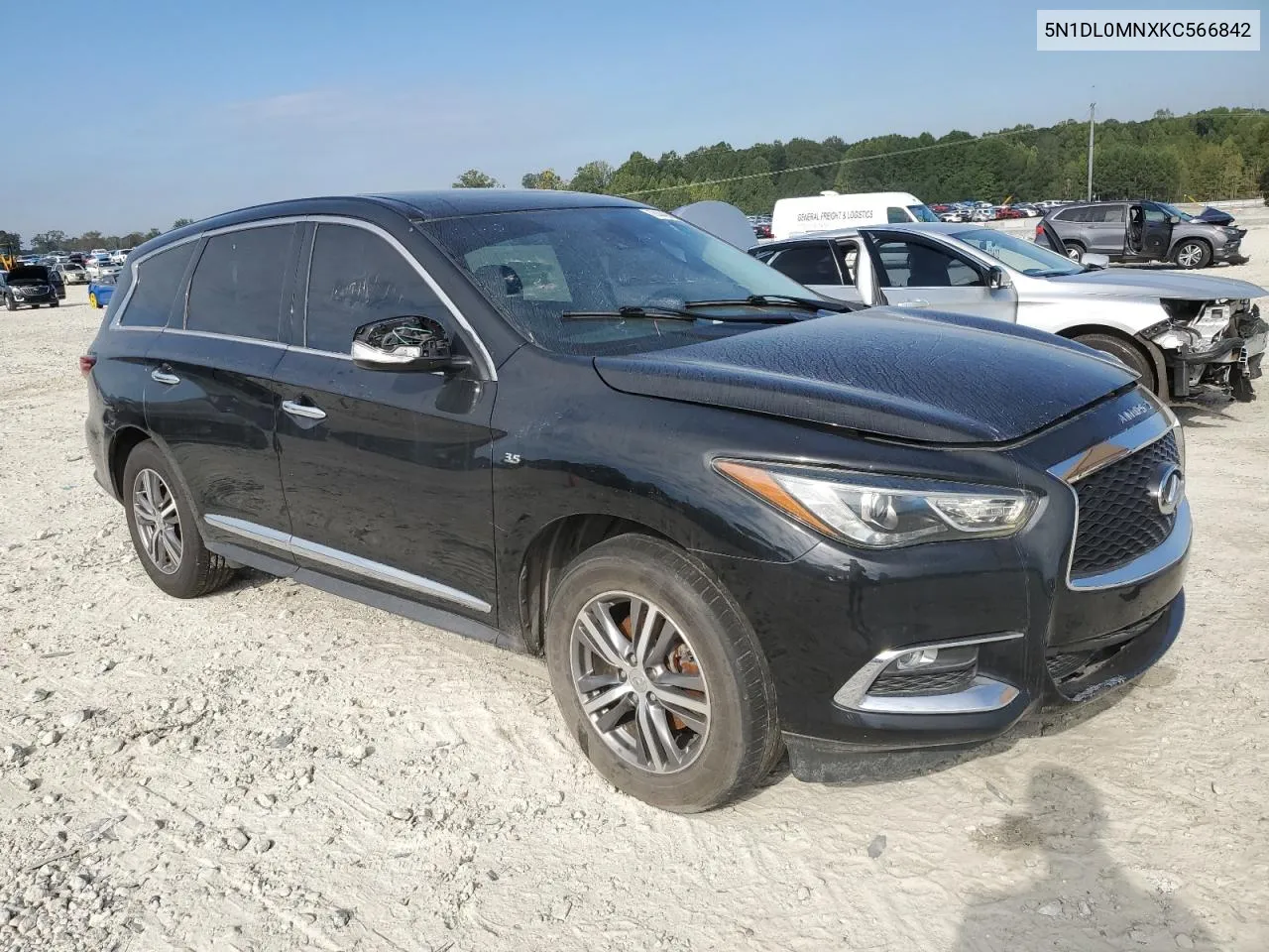 2019 Infiniti Qx60 Luxe VIN: 5N1DL0MNXKC566842 Lot: 74449454