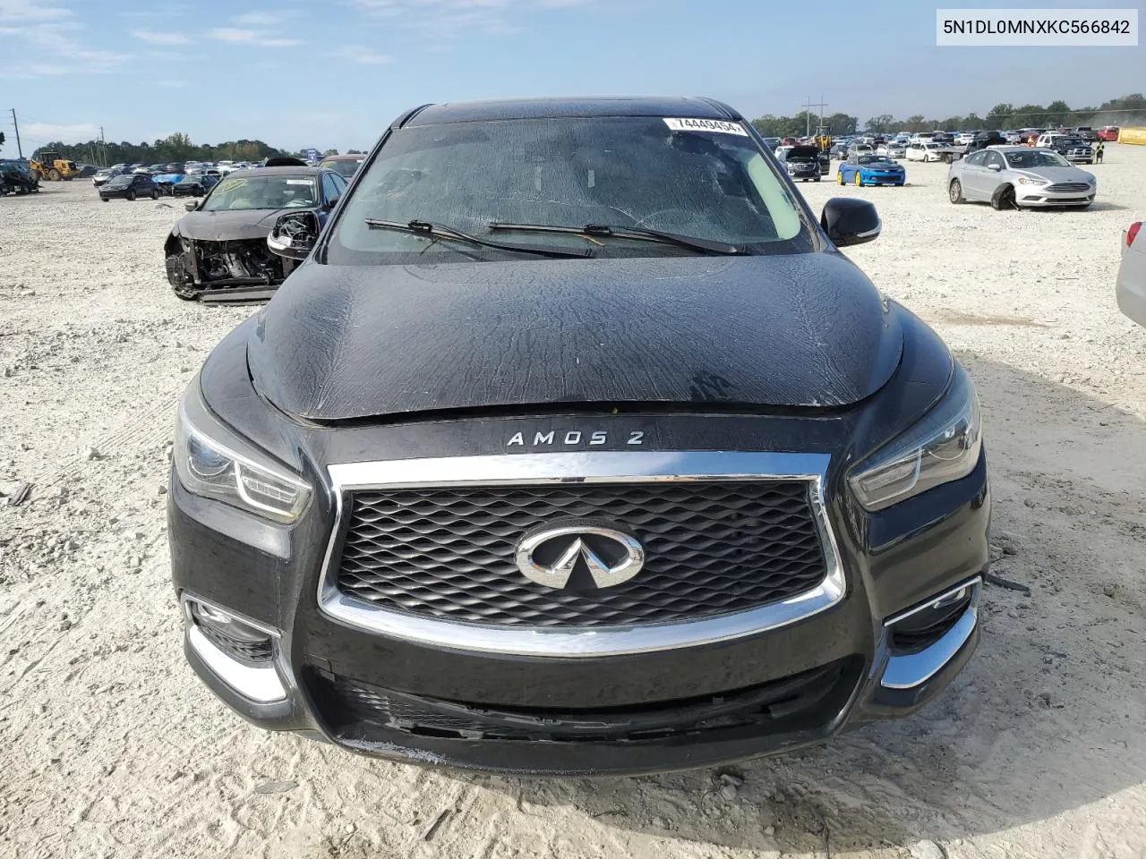 2019 Infiniti Qx60 Luxe VIN: 5N1DL0MNXKC566842 Lot: 74449454