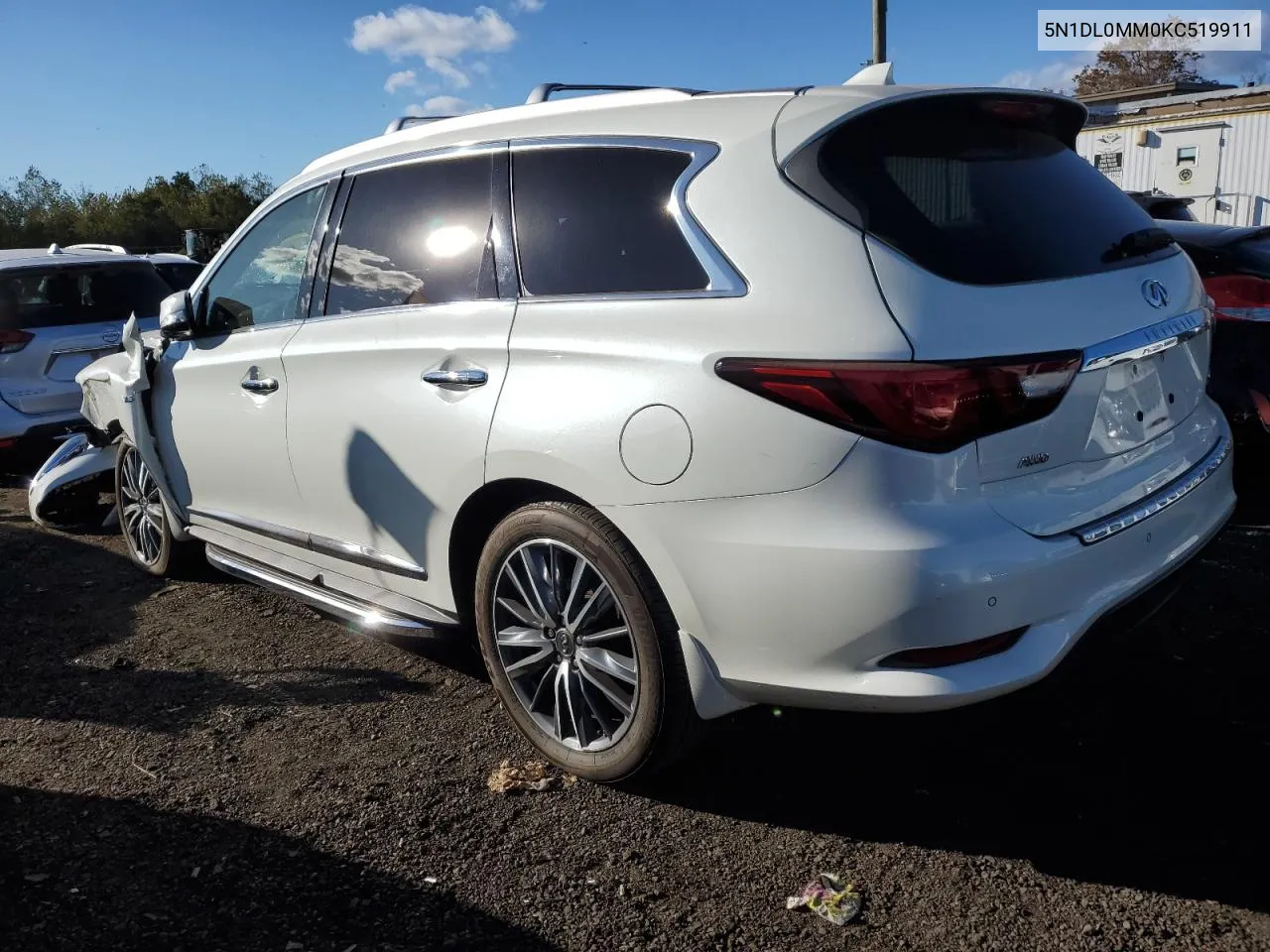 2019 Infiniti Qx60 Luxe VIN: 5N1DL0MM0KC519911 Lot: 75035084