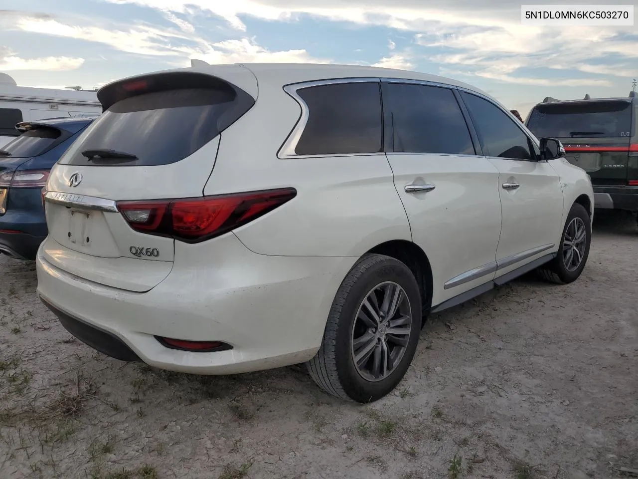 2019 Infiniti Qx60 Luxe VIN: 5N1DL0MN6KC503270 Lot: 75296514