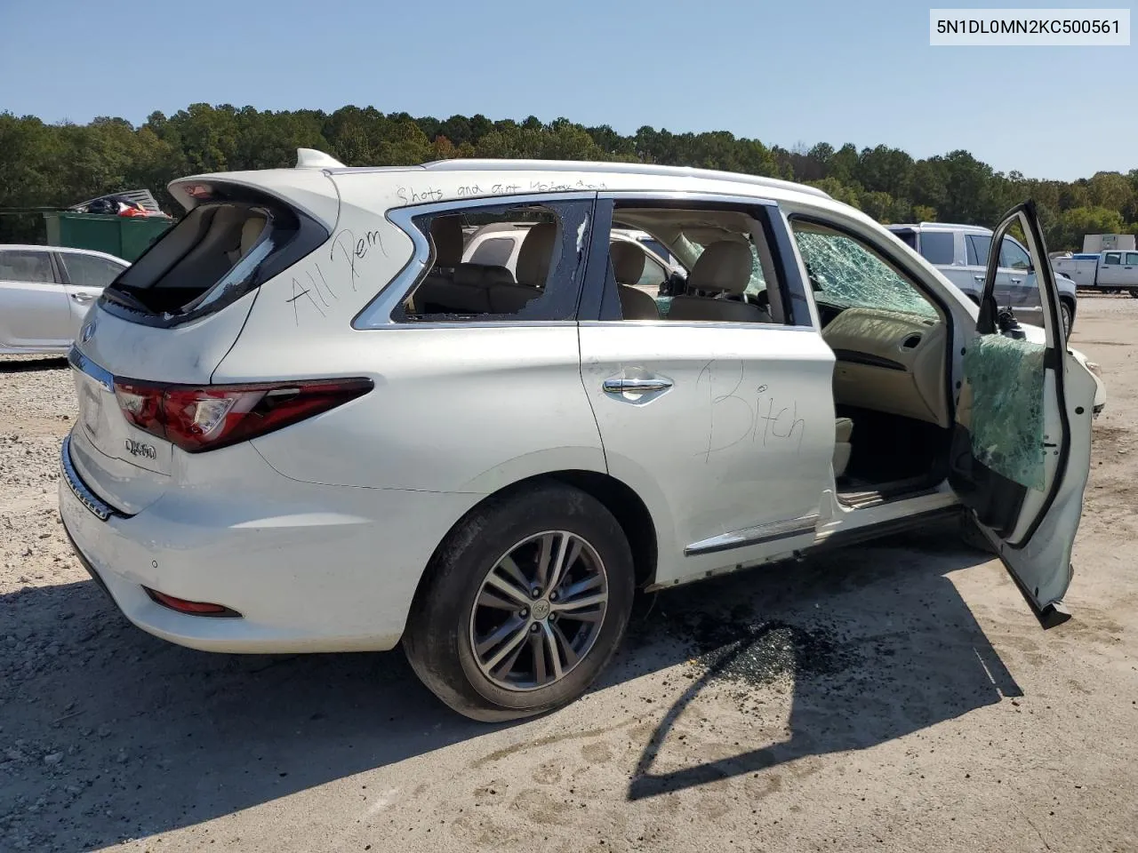 2019 Infiniti Qx60 Luxe VIN: 5N1DL0MN2KC500561 Lot: 75433064