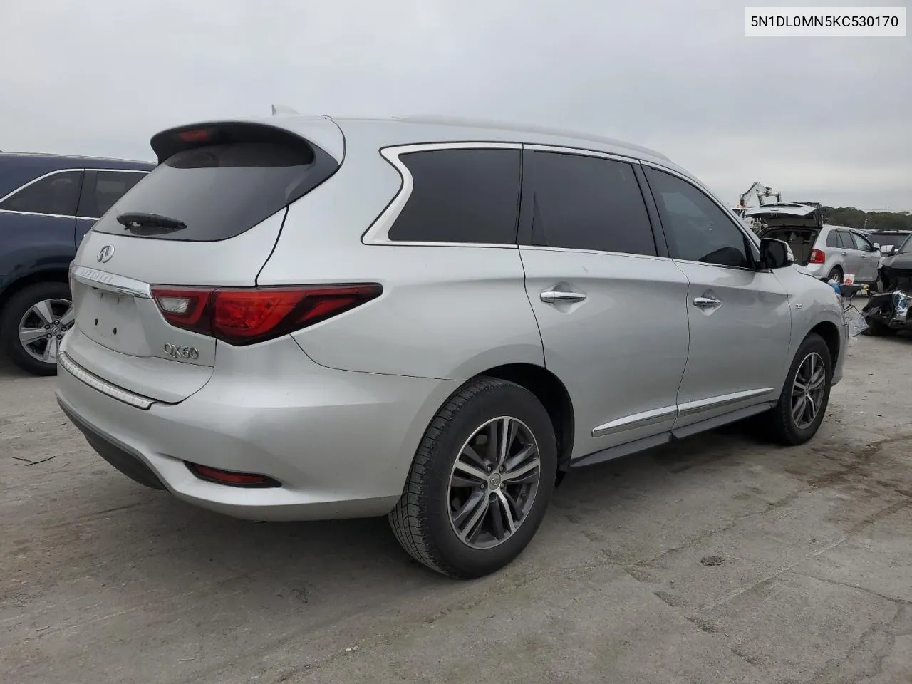 2019 Infiniti Qx60 Luxe VIN: 5N1DL0MN5KC530170 Lot: 75835664