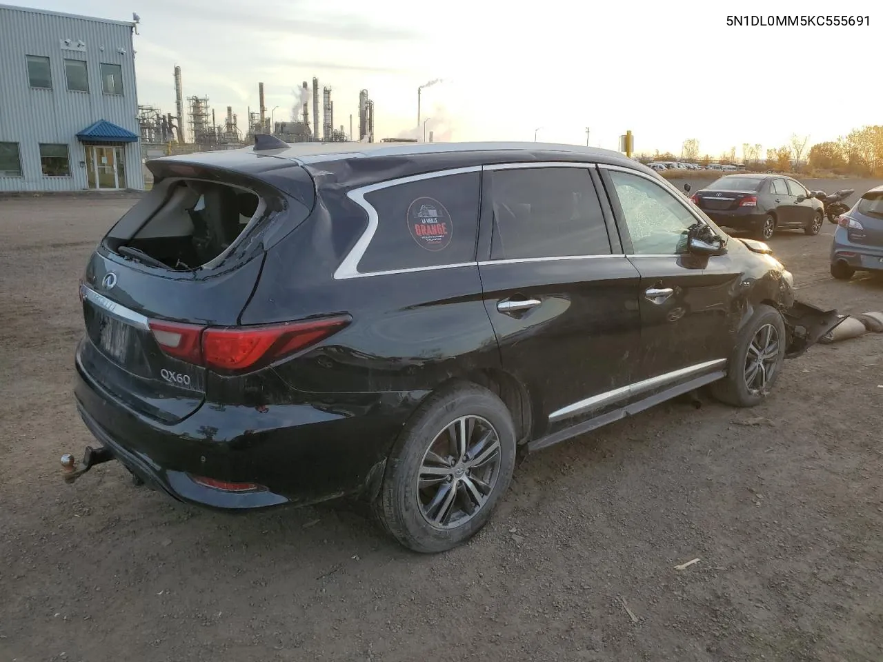 2019 Infiniti Qx60 Luxe VIN: 5N1DL0MM5KC555691 Lot: 76664734