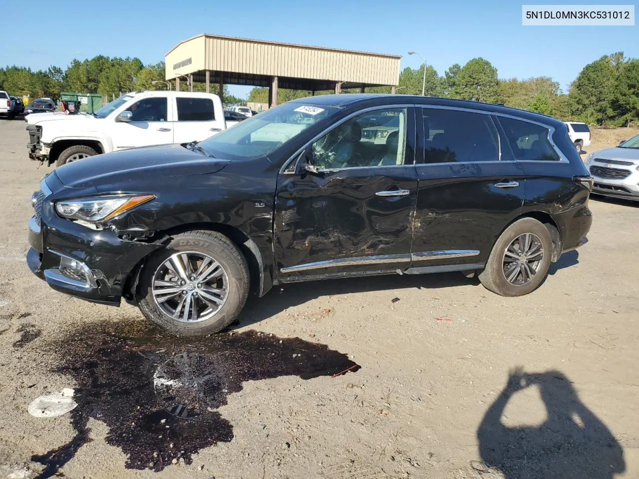 2019 Infiniti Qx60 Luxe VIN: 5N1DL0MN3KC531012 Lot: 76748264