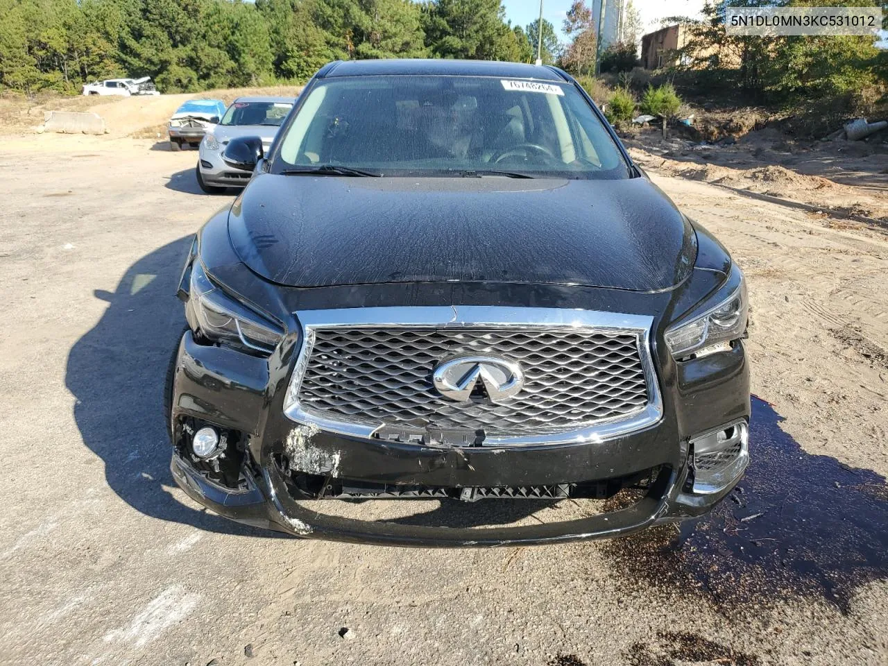 2019 Infiniti Qx60 Luxe VIN: 5N1DL0MN3KC531012 Lot: 76748264