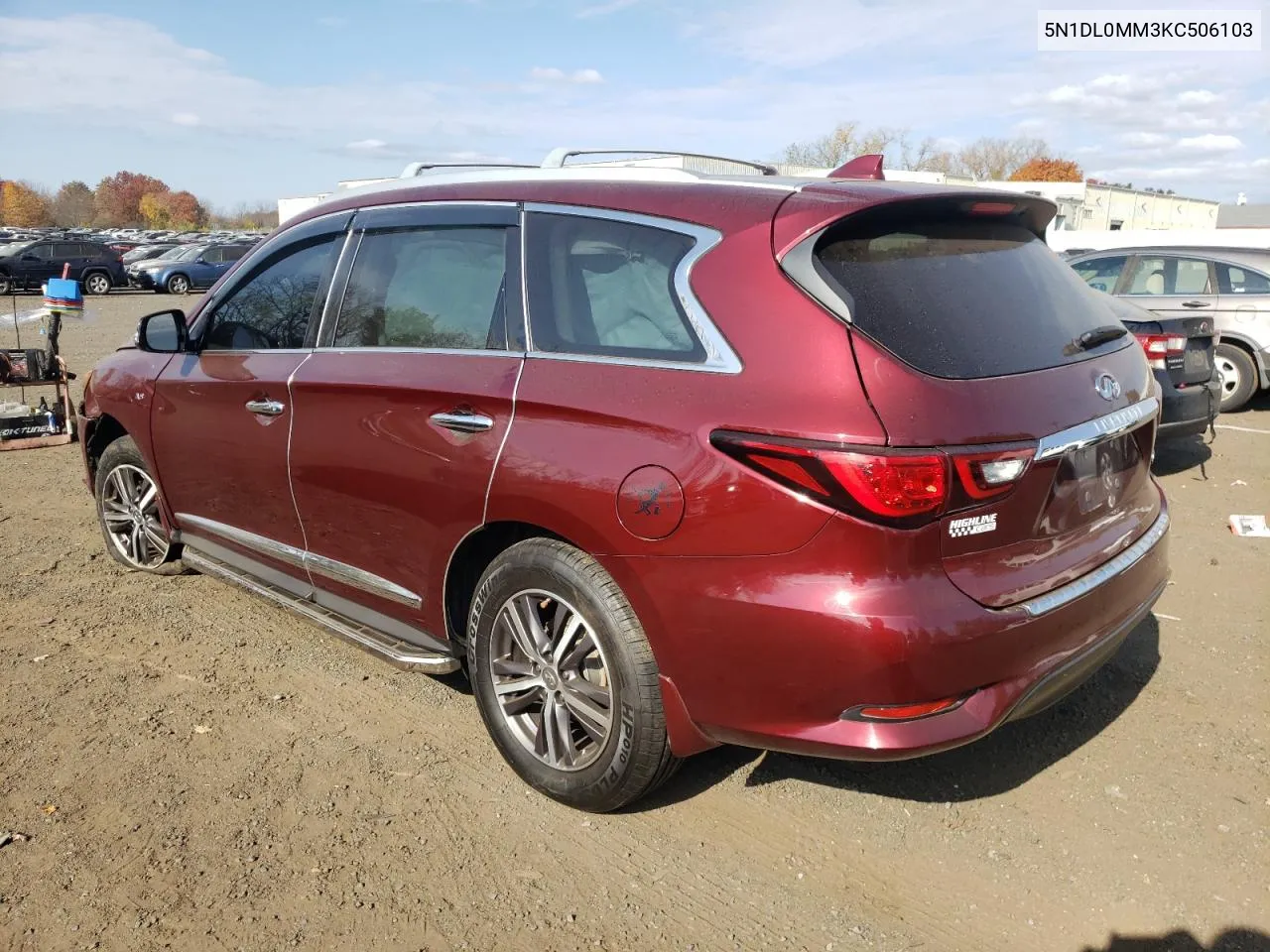 2019 Infiniti Qx60 Luxe VIN: 5N1DL0MM3KC506103 Lot: 77163624