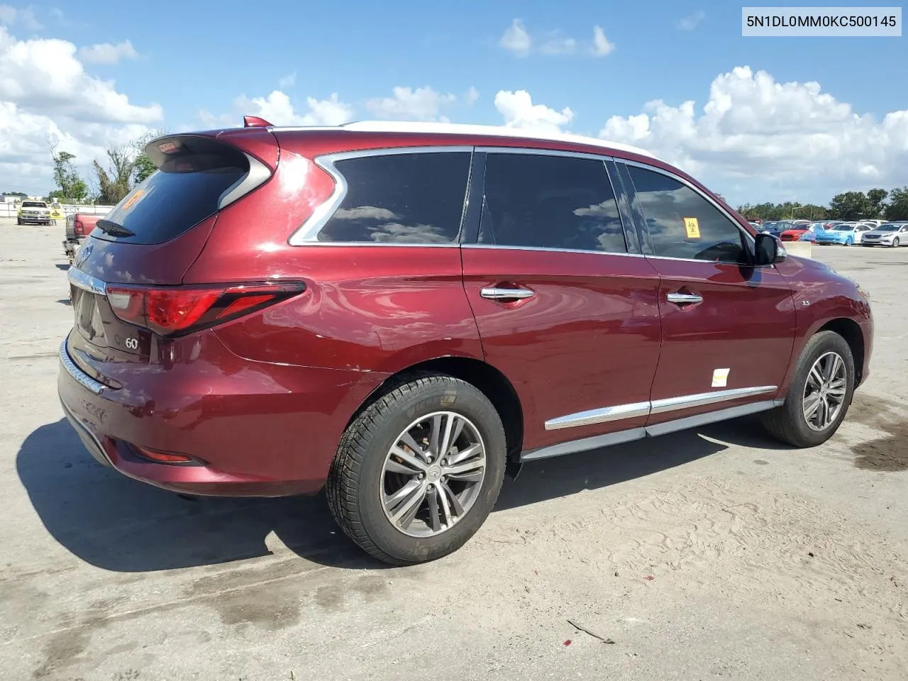 5N1DL0MM0KC500145 2019 Infiniti Qx60 Luxe