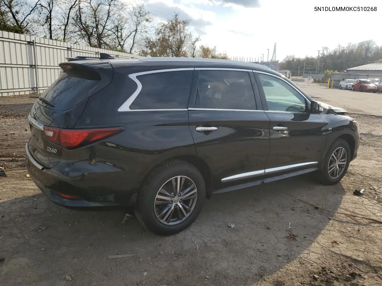 2019 Infiniti Qx60 Luxe VIN: 5N1DL0MM0KC510268 Lot: 78179224