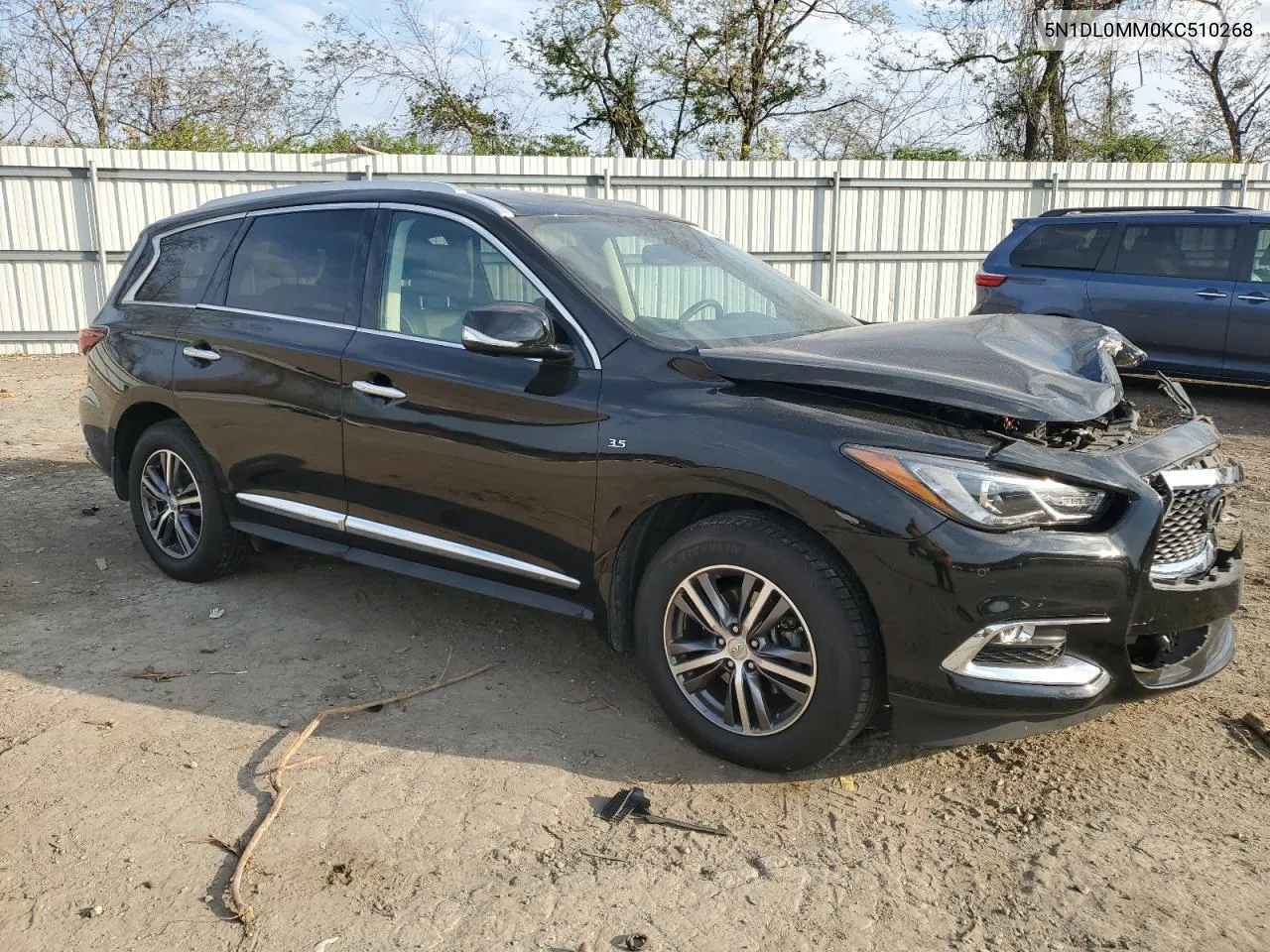 2019 Infiniti Qx60 Luxe VIN: 5N1DL0MM0KC510268 Lot: 78179224