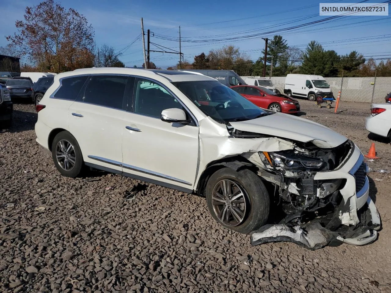 2019 Infiniti Qx60 Luxe VIN: 5N1DL0MM7KC527231 Lot: 78186034