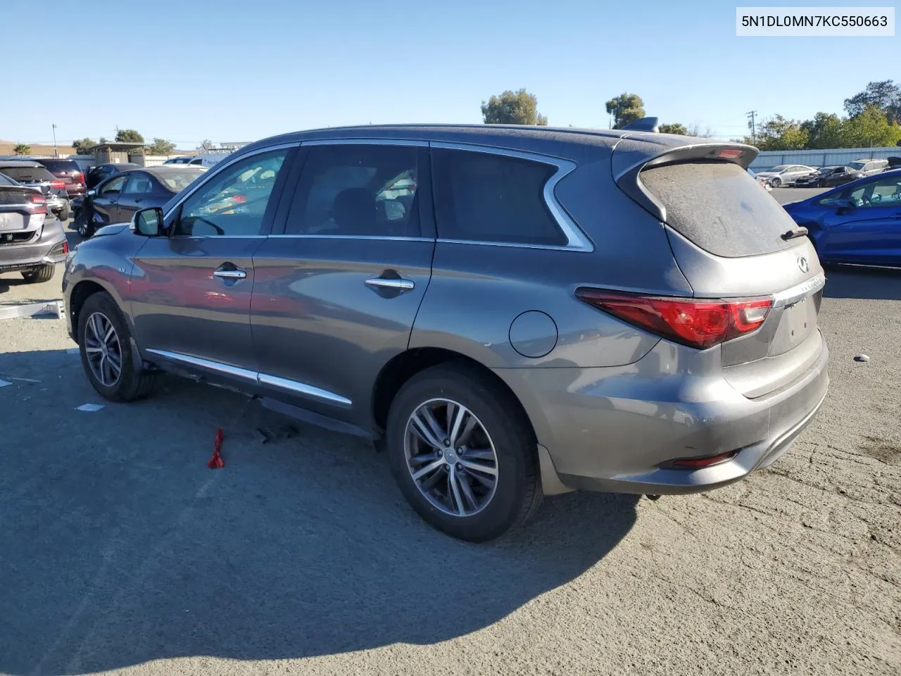 2019 Infiniti Qx60 Luxe VIN: 5N1DL0MN7KC550663 Lot: 78473834