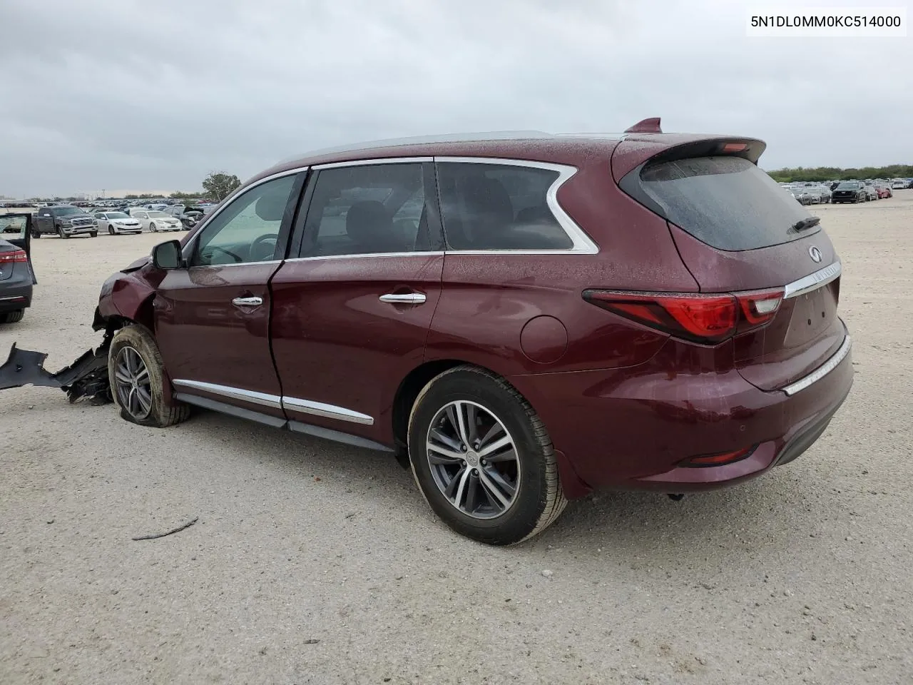 2019 Infiniti Qx60 Luxe VIN: 5N1DL0MM0KC514000 Lot: 78530154