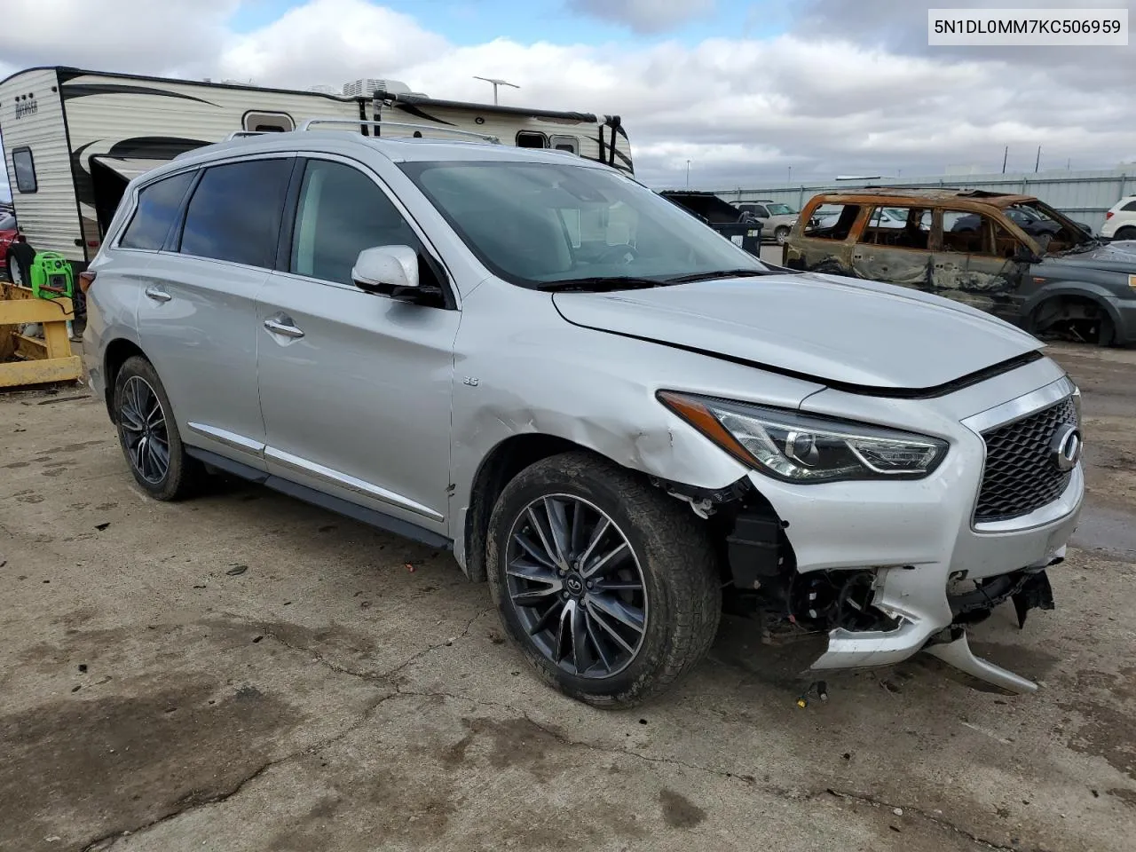 2019 Infiniti Qx60 Luxe VIN: 5N1DL0MM7KC506959 Lot: 78694914