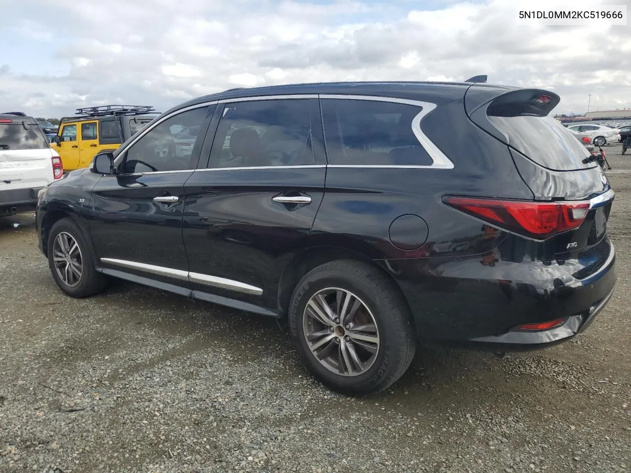 2019 Infiniti Qx60 Luxe VIN: 5N1DL0MM2KC519666 Lot: 78904704