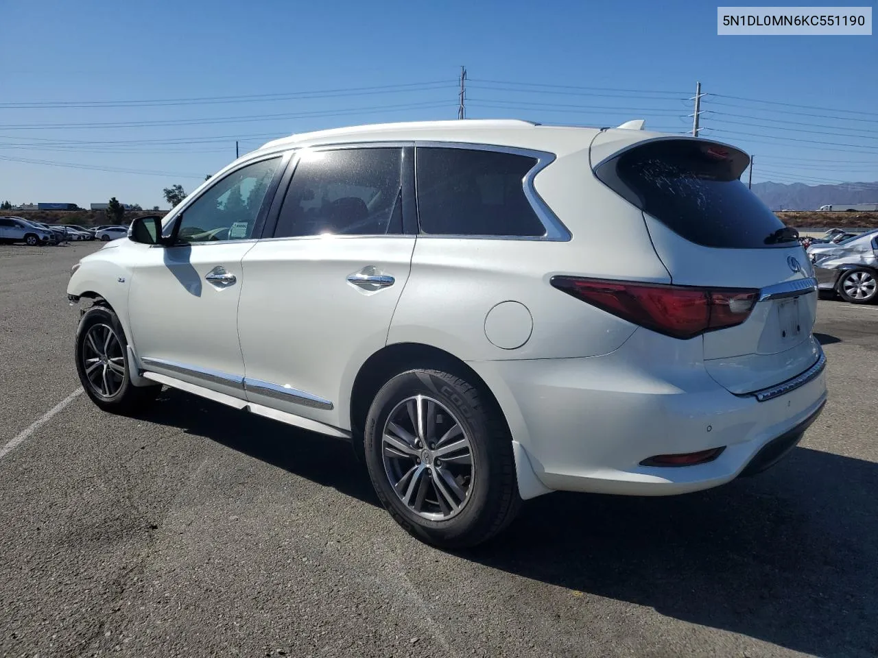 2019 Infiniti Qx60 Luxe VIN: 5N1DL0MN6KC551190 Lot: 79053314