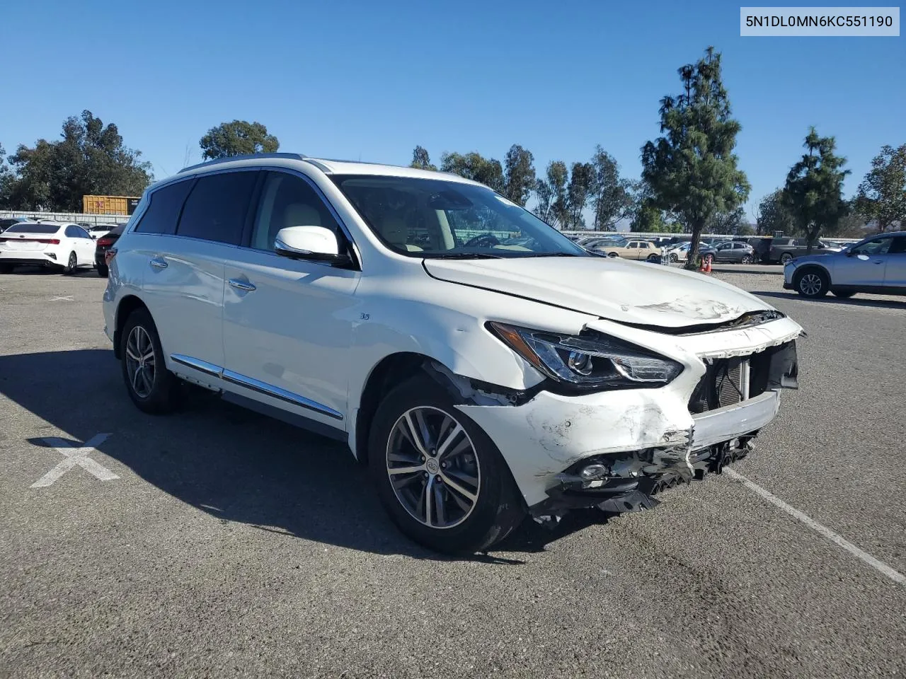 2019 Infiniti Qx60 Luxe VIN: 5N1DL0MN6KC551190 Lot: 79053314