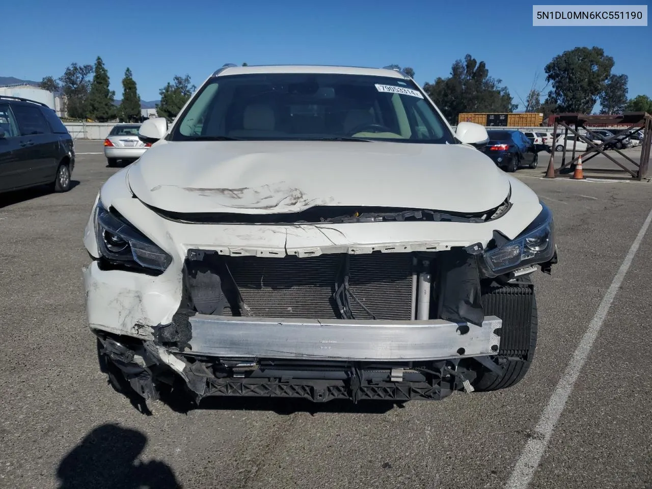 2019 Infiniti Qx60 Luxe VIN: 5N1DL0MN6KC551190 Lot: 79053314