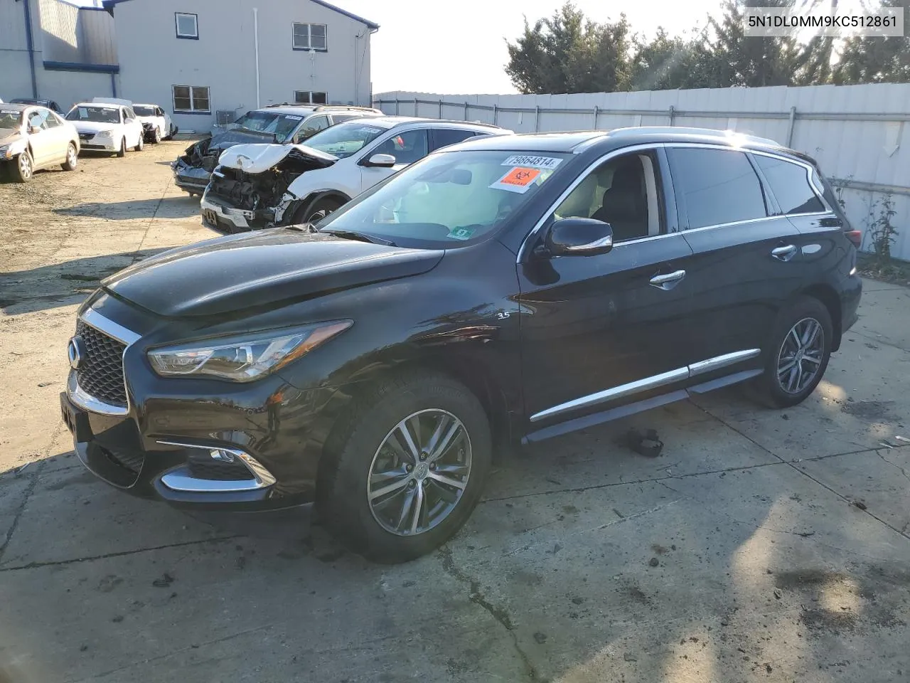 2019 Infiniti Qx60 Luxe VIN: 5N1DL0MM9KC512861 Lot: 79864814