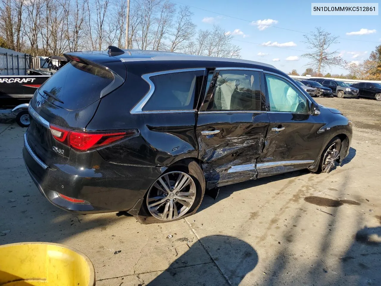 2019 Infiniti Qx60 Luxe VIN: 5N1DL0MM9KC512861 Lot: 79864814