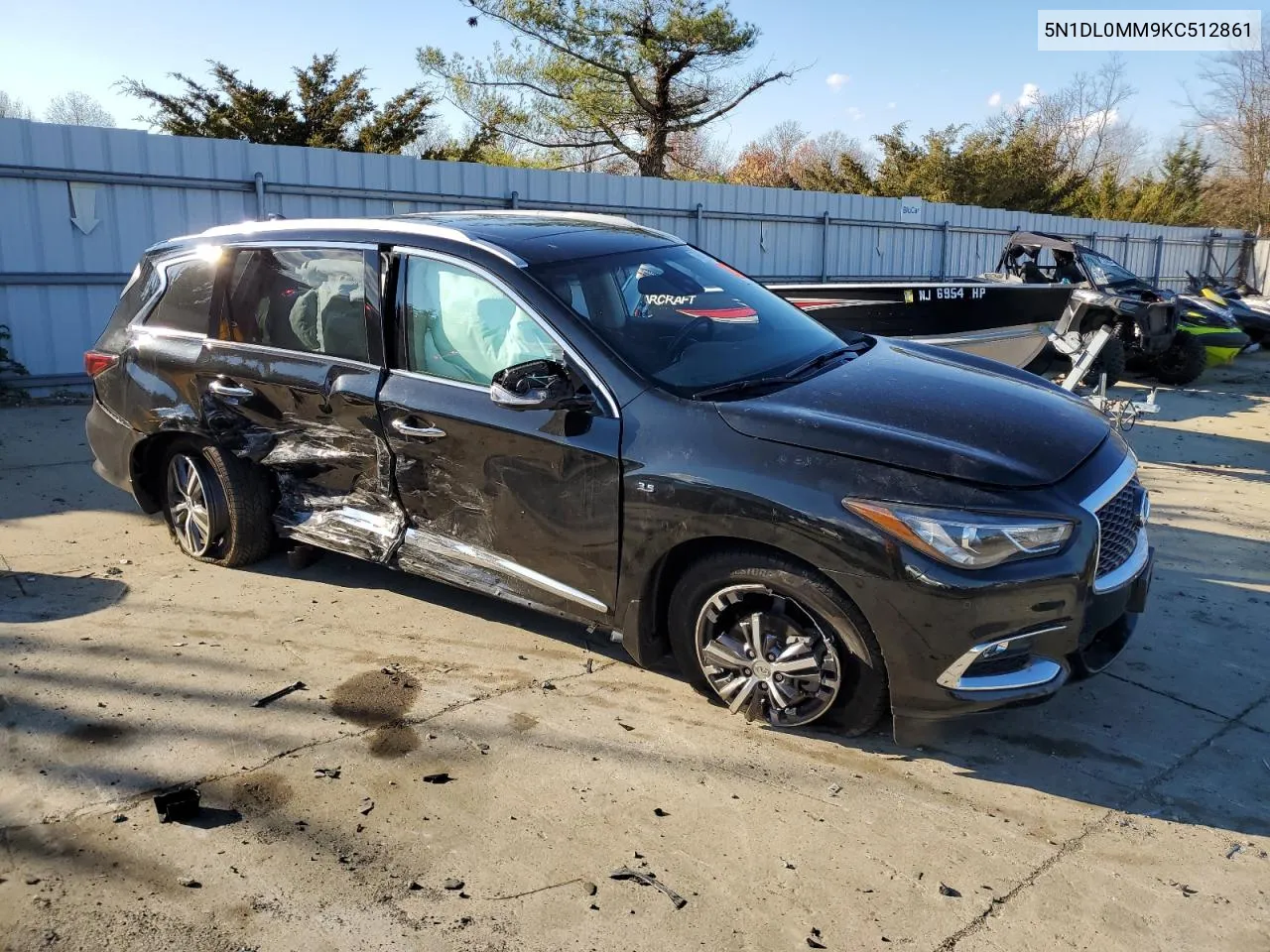 2019 Infiniti Qx60 Luxe VIN: 5N1DL0MM9KC512861 Lot: 79864814