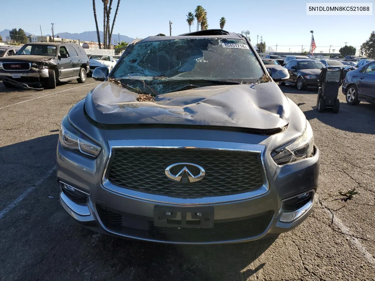 2019 Infiniti Qx60 Luxe VIN: 5N1DL0MN8KC521088 Lot: 80451714