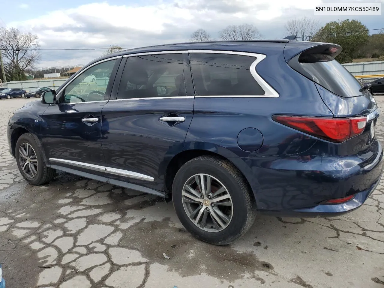 2019 Infiniti Qx60 Luxe VIN: 5N1DL0MM7KC550489 Lot: 80740624