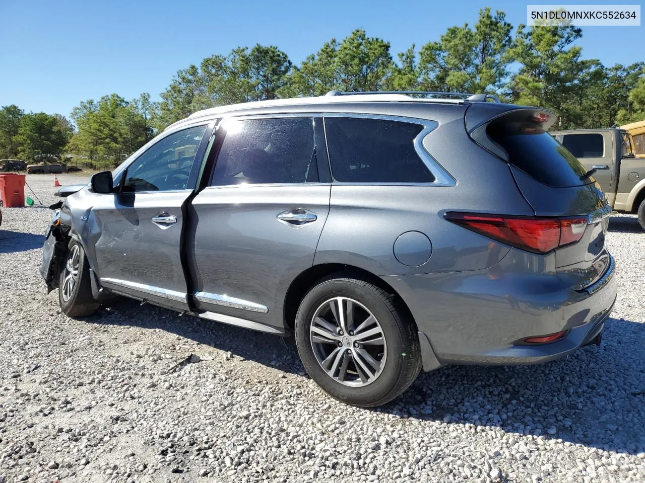 2019 Infiniti Qx60 Luxe VIN: 5N1DL0MNXKC552634 Lot: 80847244