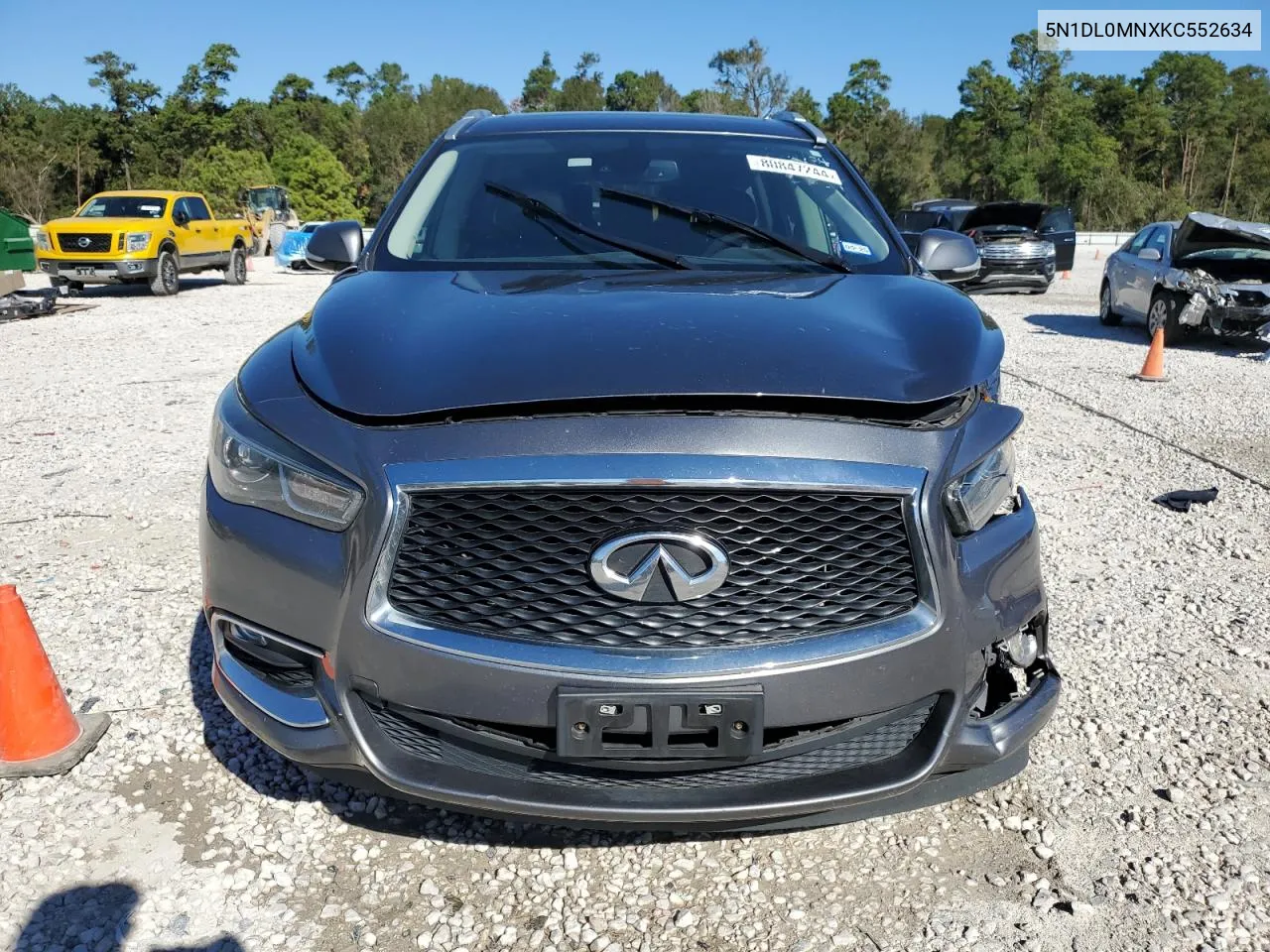 2019 Infiniti Qx60 Luxe VIN: 5N1DL0MNXKC552634 Lot: 80847244