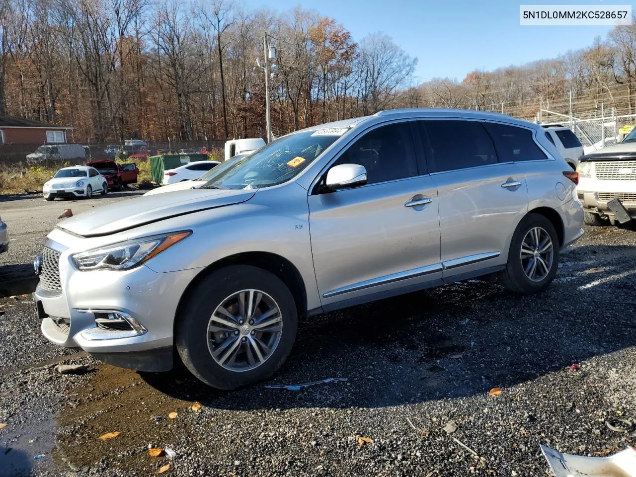 2019 Infiniti Qx60 Luxe VIN: 5N1DL0MM2KC528657 Lot: 80884994